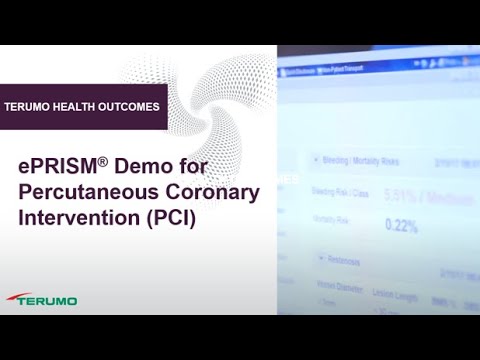 ePRISM Demo for Percutaneous Coronary Intervention (PCI) | Terumo Health Outcomes
