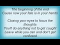 At Vance - Run For Your Life Lyrics
