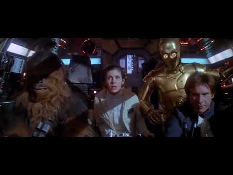 Millennium Falcon Asteroid Field Scene 1980