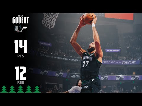 Rudy Gobert Double-Double Vs His Former Team The Utah Jazz | 11.10.25