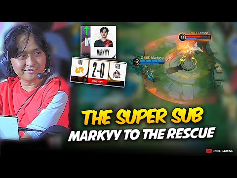 WHEN GEEK are ABOUT TO GET SWEEP by RRQ, THEN MARKYYY SUB IN . . . 🤯