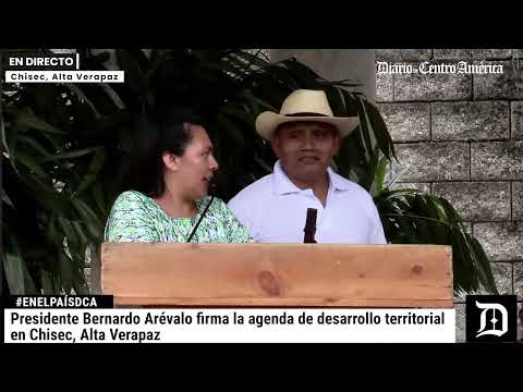 #EnVivoDCA | Firma de agenda de desarrollo en Chisec Alta Verapaz