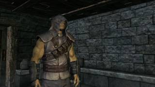 SKYRIM РедкаЯ БронЯ ЧёрногО СтражА