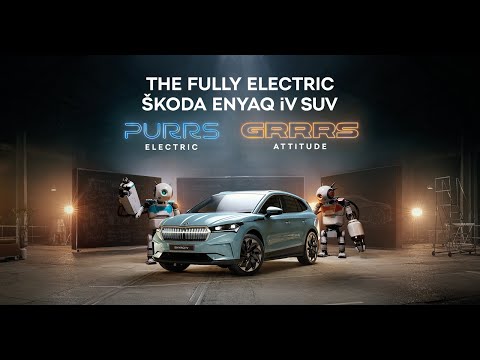 ⁣Introducing the fully electric ŠKODA ENYAQ iV SUV