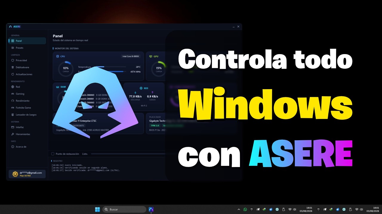 Asere: Cómo funciona mi nueva herramienta para Windows #xdoofy92 #windows #gaming