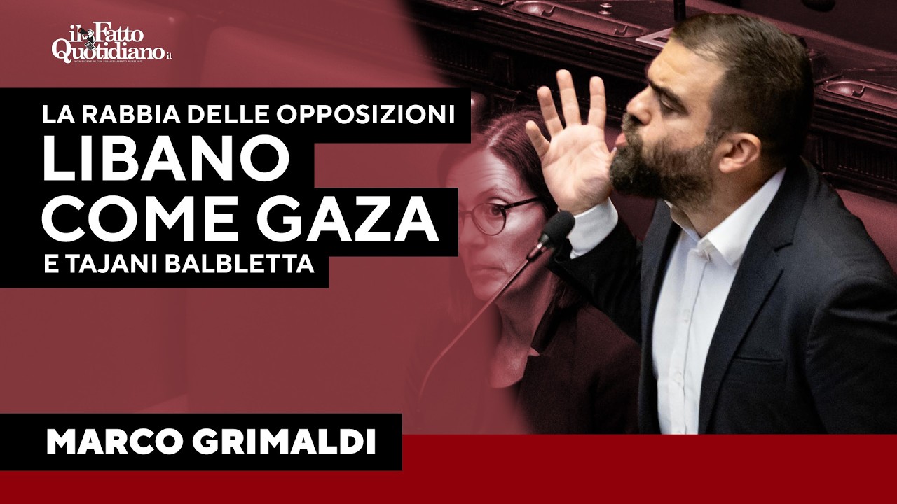 Libano come Gaza, l’ira delle opposizioni: "Tajani balbetta davanti al massacro"