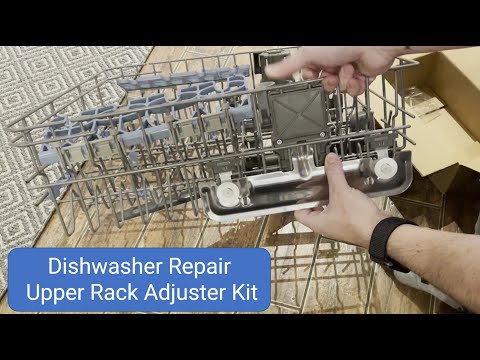 Dishwasher Repair - Upper Rack Adjuster Kit (W10712395) Whirlpool, Kitchenaid, Maytag