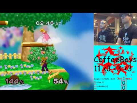 CoffeeBoys11 - 2/19 - Oppa (Peach) Vs. A Rookie (Mario) - GFset2