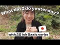 ５min Easy Japanese Talking 昨日 なにをしましたか Comprehensible Input