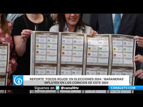 Video: Reporte ‘Focos Rojos’ en elecciones 2024: ‘Mañaneras’ influyen en los comicios de este 2024
