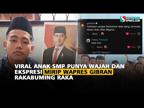 Viral Anak SMP Punya Wajah dan Ekspresi Mirip Wapres Gibran Rakabuming Raka