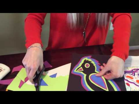 6th Grade Paper Molas (Decorating with balance, unity, variety, and repetition)