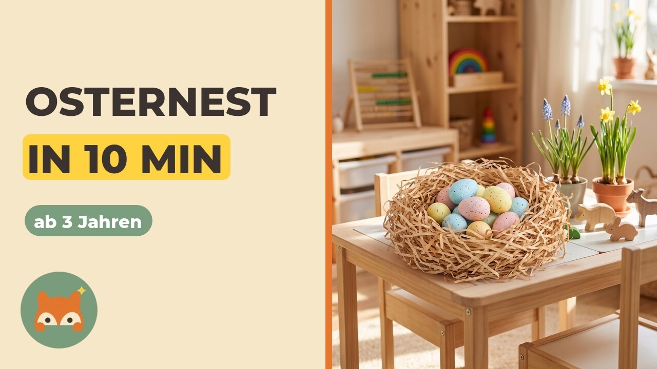 DIY Osternest ganz einfach basteln