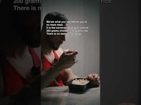 “Chicken and rice again?☠️”