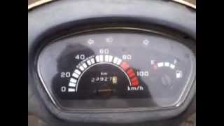 preview picture of video 'HONDA ACTIVA 110kmph top speed. real One'