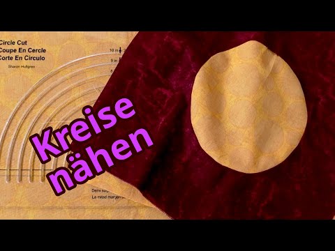 Sew patchwork circles