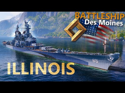 ILLINOIS | Battleship Des Moines