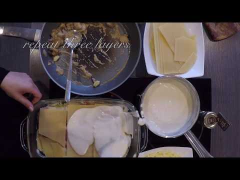 Lasagna with truffles