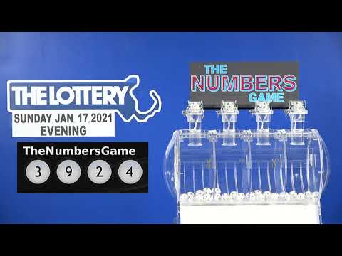 Evening Numbers Game Drawing: Sunday, January 17, 2021