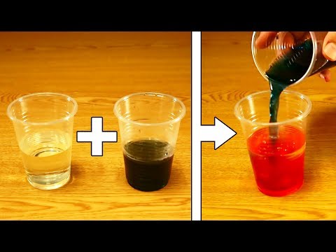Magic Science:  How to change a liquid colour |  Experiments at Home