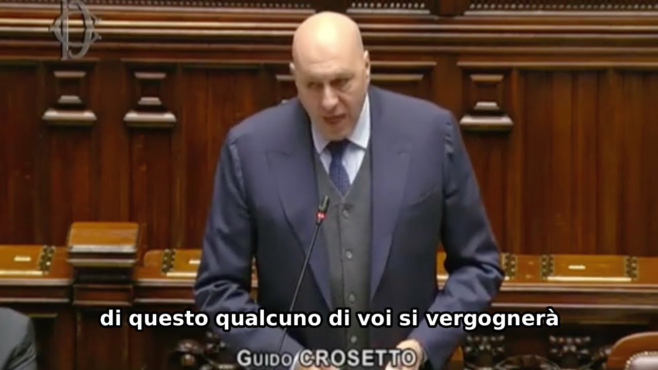 CROSETTO: “QUALCUNO DI VOI SI VERGOGNERÀ. IO MI SENTO ORGOGLIOSO DI AIUTARE L’UCRAINA”