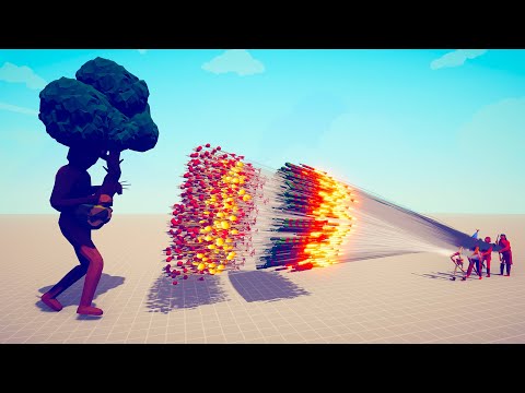 GIANT TREE vs EVERY GOD - Totally Accurate Battle Simulator TABS