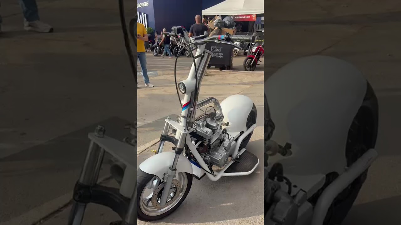 Patinete Insano: Motor de Twister e roda de Carro!