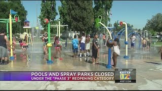 City of Bakersfield confirms pools and spray parks remain closed until Phase 3