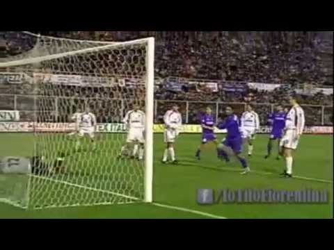 Serie A 2000-2001, day 14 Fiorentina - Milan 4-0 (Nuno Gomes, Cois, Chiesa, Rui Costa)