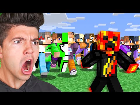 Minecraft but YouTubers Are Combined! *evil*