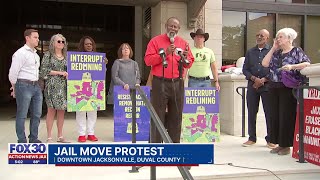 Activists demand that red-lined areas be off-limits for new jail site