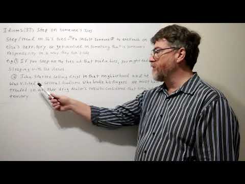 Tutor Nick P Idioms (37) Step on Someone's Toes