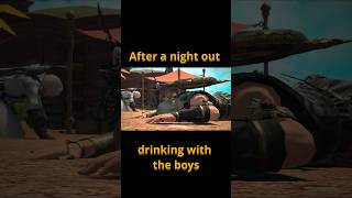 After a night out drinking with the boys #ffxiv #ffxivmemes #ffxivendwalker