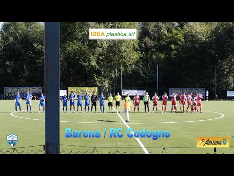 SPAZIO CODOGNO - BARONA / RC CODOGNO 2 - 0 SINTESI - GRAZIE A @PelliniSpA  @Arizonatv