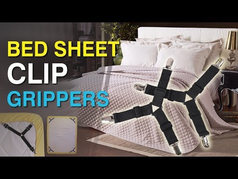 How to Keep Fitted Sheets On Bed | Bed Sheet Suspenders - TheEliteTrends