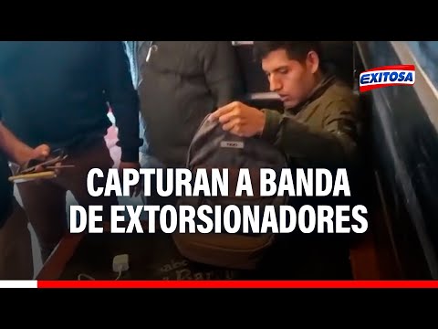🔴🔵Junín: Capturan a banda de extorsionadores de jóvenes universitarios en Huancayo