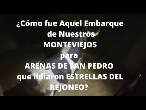 ¿Cómo fue el Embarque de NUESTROS MONTEVIEJOS para ARENAS DE SAN PEDRO para ESTRELLAS DEL REJONEO?