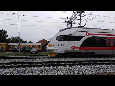 2 HŽPP trains in Zagreb.(1)