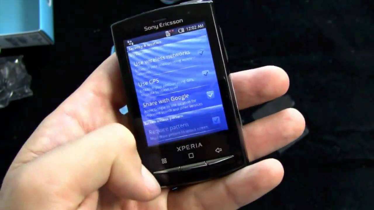Sony Ericsson Xperia X10 Mini Pro Unboxing