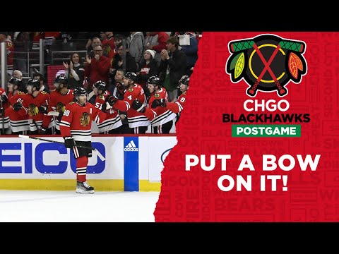No L for Chicago, "Candy" Kane & Blackhawks "Sleigh" Blue Jackets | CHGO Blackhawks LIVE Postgame