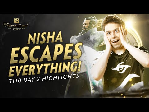 Nisha's INSANE reflexes secure the DUB | Secret DotA TI 10 Highlights - Day 2