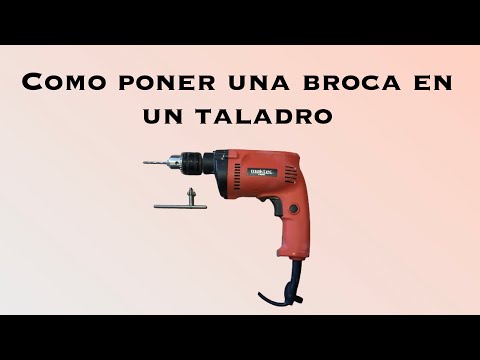 How to put a drill bit in a drill