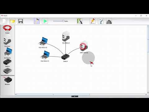 Filius email server and email program