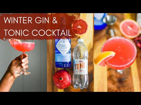 How to Make a Winter Gin & Tonic Cocktail