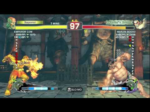 EMPEROR  COW (Dhalsim) VS MARJIN B0000(E.Honda)