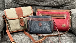 Vintage Liz Claiborne purses compared to Vintage Dooney & Bourke