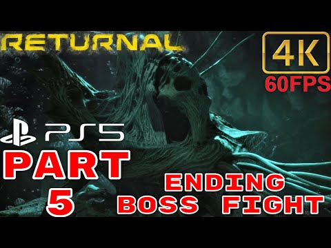 RETURNAL PS5 NEXT GEN Gameplay Walkthrough Part 5 OPHION BOSS FIGHT ENDING (4K 60FPS) No Commentary
