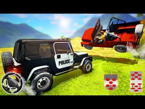 Offroad Police Jeep 4x4 Driving and Racing Simulator - SUV Driver | Android Gameplay