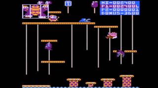 Donkey Kong Junior for the Atari 8-bit family