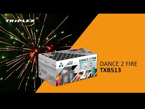 FAJERWERKI TXB513 49S 1.9'' BATERIA DANCE 2 FIRE F3 TRIPLEX FIREWORKS